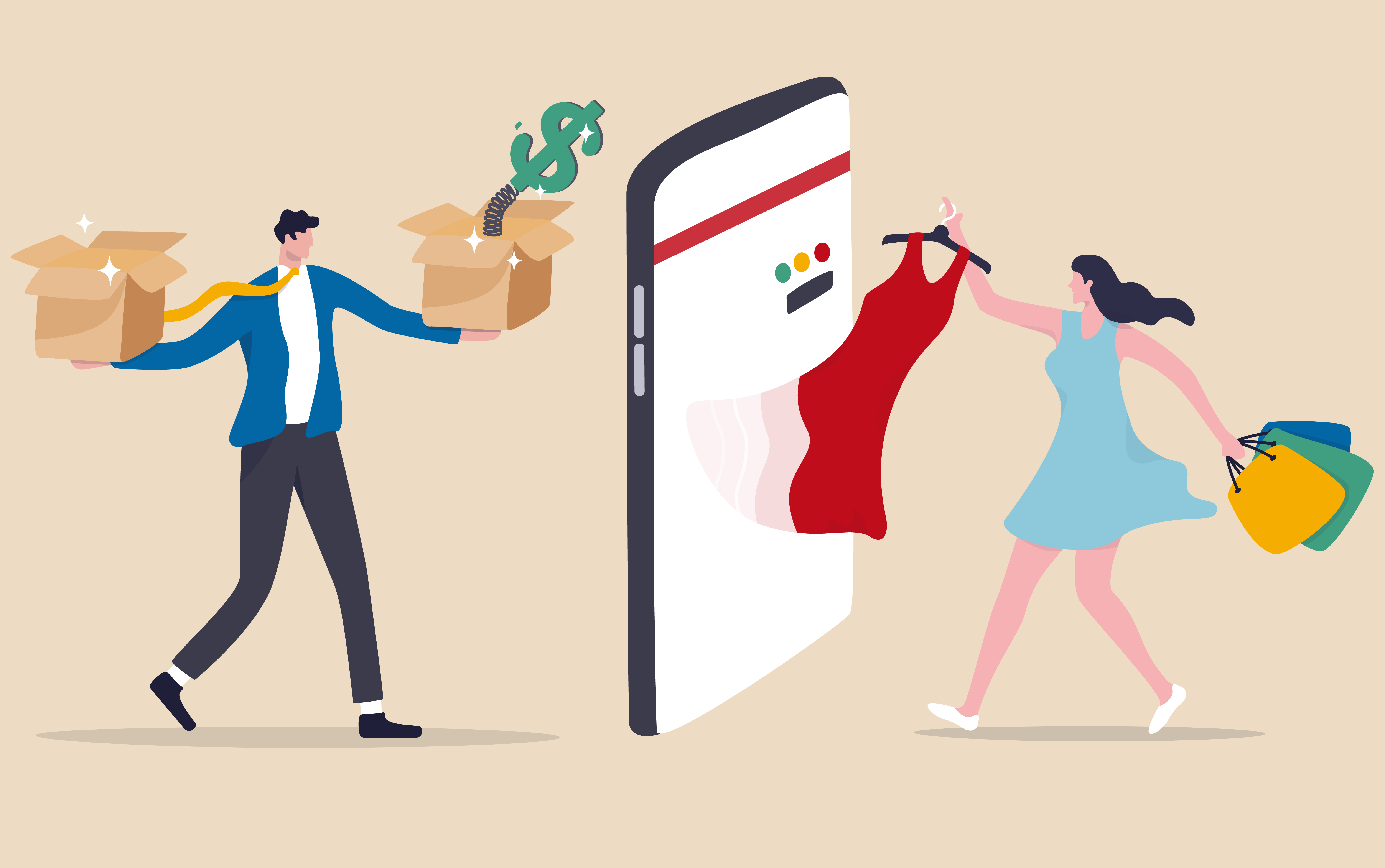 Product comparison illustration